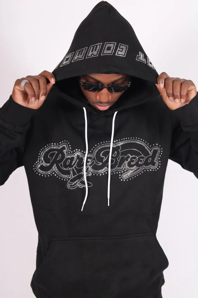 Bezeled Hoodie w/ drawstrings