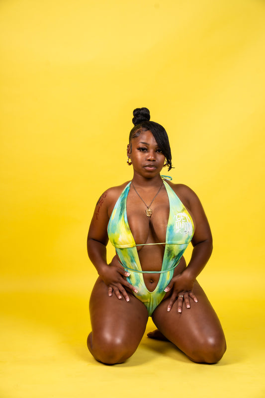 Floral Jouvert 1-piece Body Suit Package