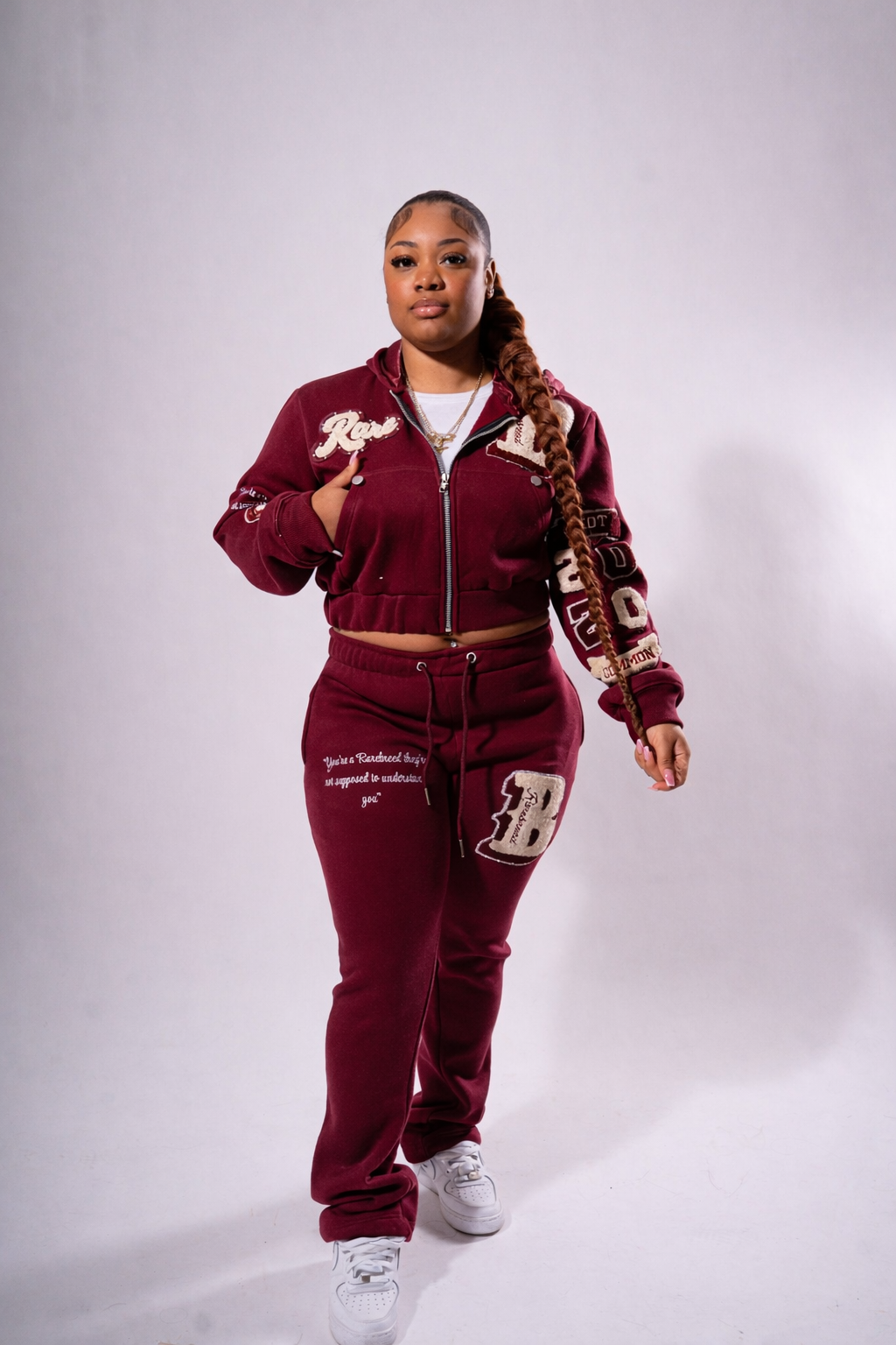 Rare Burgundy Varsity Set