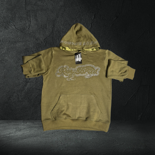 Bezeled Hoodie (Olive Green)