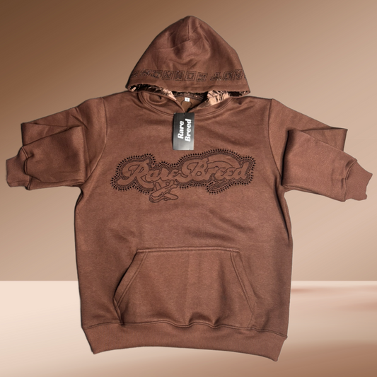 Bezeled Hoodie (Brown)