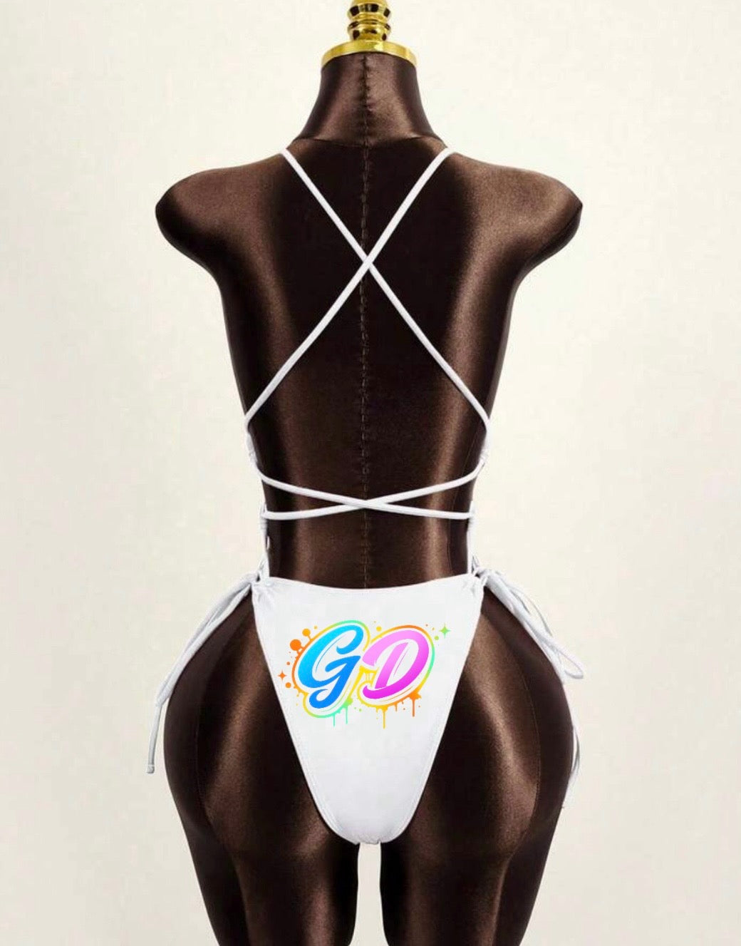 White Jouvert 1-piece Body Suit Package