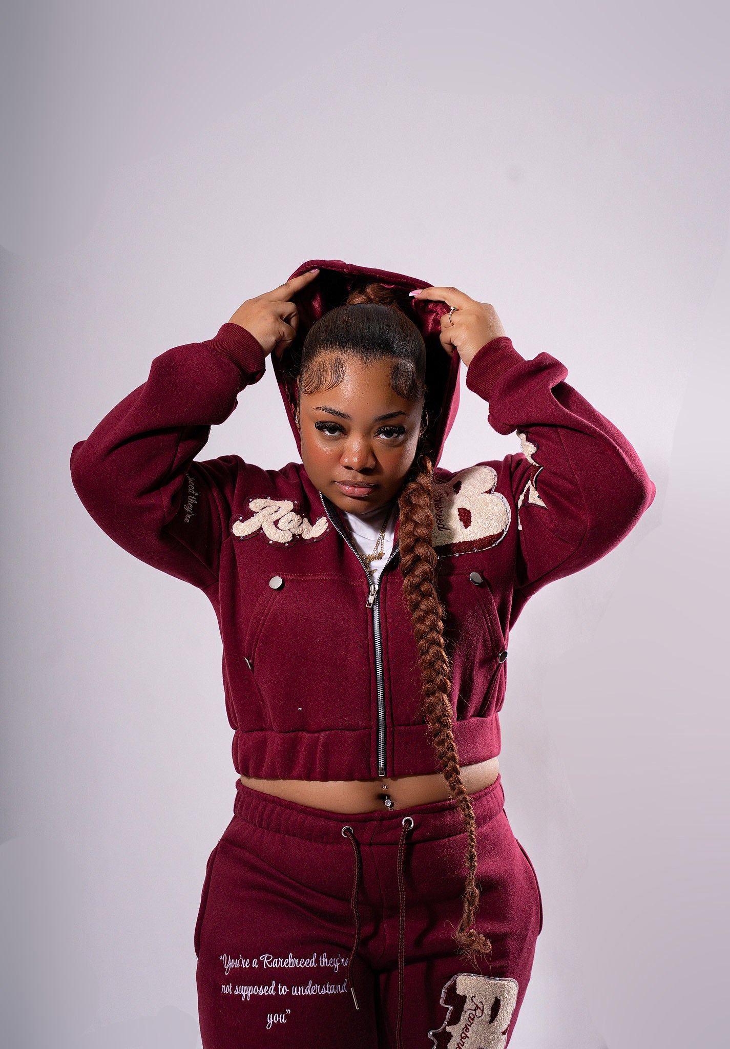 Rare Burgundy Varsity Set