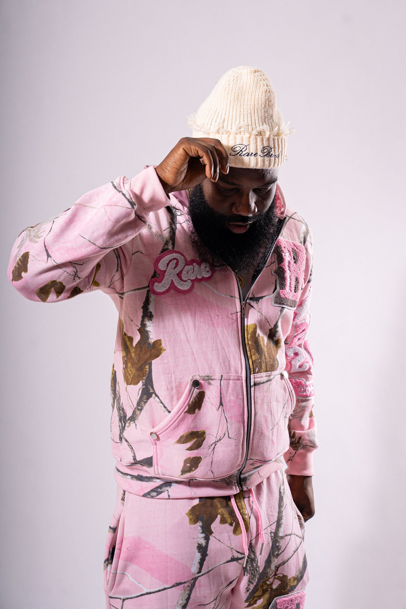 Rare Pink Hunter Varsity Sweatsuit