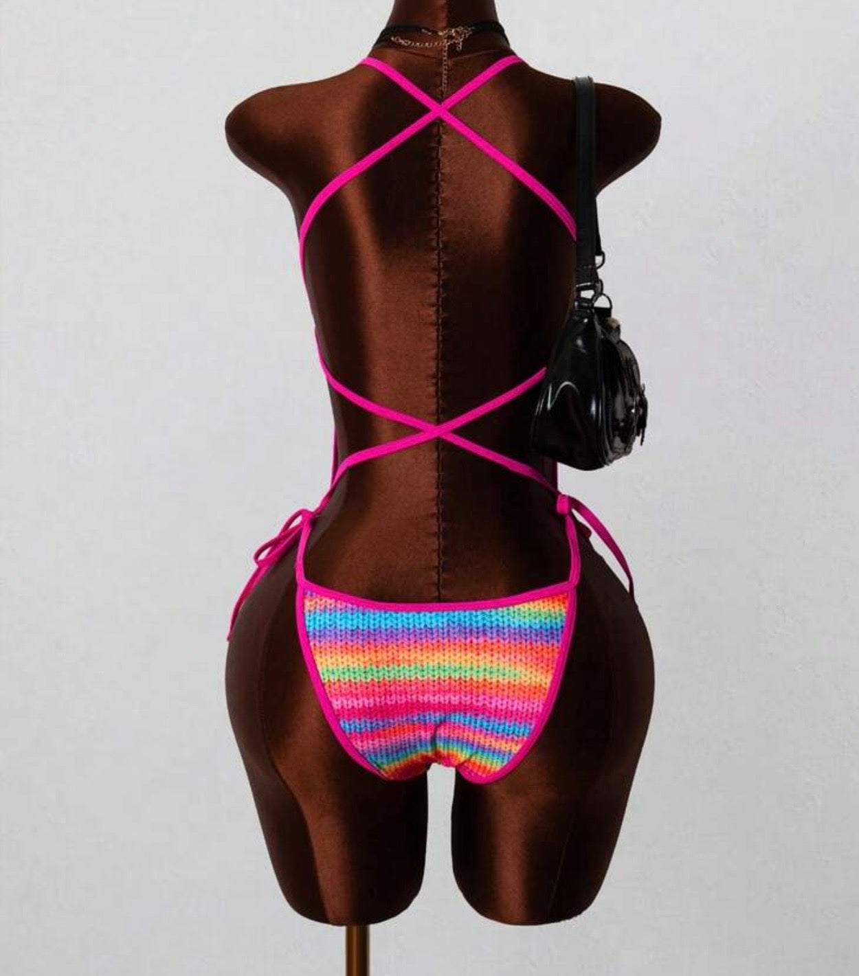 Pink Jouvert 1-piece Body Suit Package