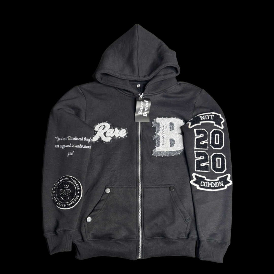 Rare (Black Out) Varsity Sweater